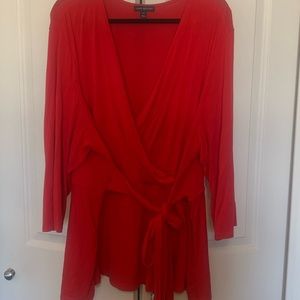 Lane Bryant wrap around top